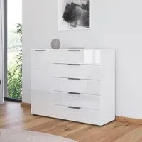 Flipp 1 Door Sideboard with Adjustable Height - Alpine White