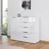 Flipp 1 Door Sideboard with Adjustable Height - Alpine White
