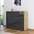 Flipp 1 Door Sideboard with Adjustable Height - Artisan Oak