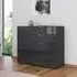 Flipp 1 Door Sideboard with Adjustable Height - Graphite