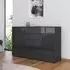Flipp 2 Door Sideboard with Adjustable Height - Graphite