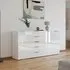 Flipp 3 Door Sideboard with Adjustable Height - Alpine White