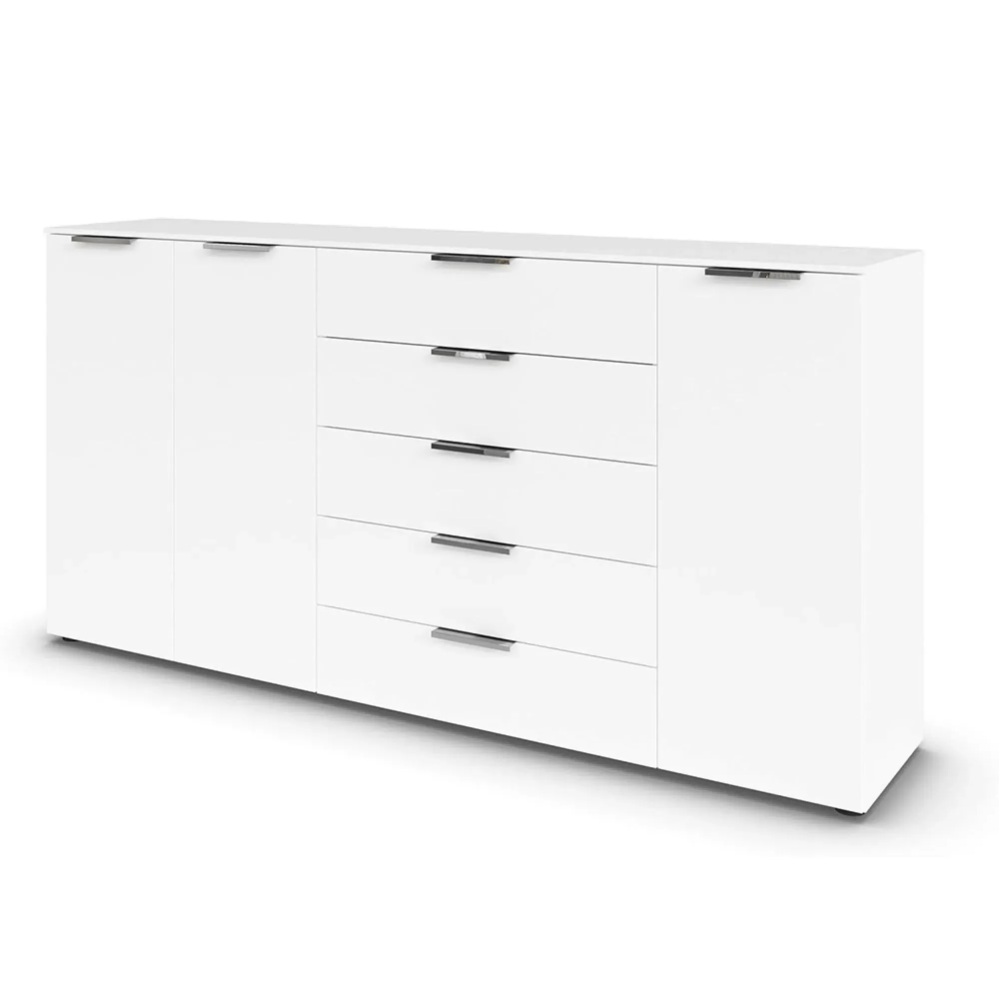 Flipp 3 Door Sideboard with Adjustable Height - Alpine White