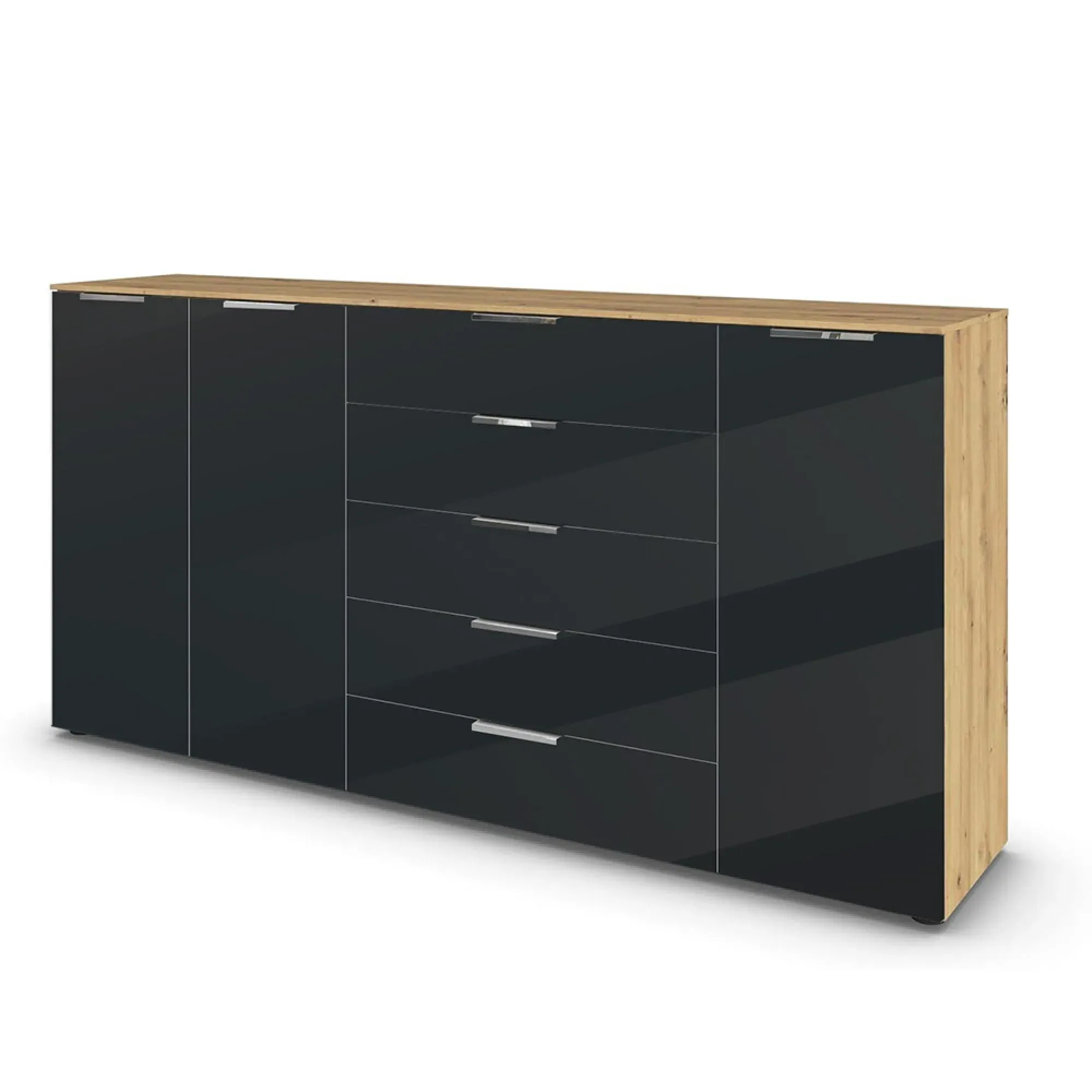 Flipp 3 Door Sideboard with Adjustable Height - Artisan Oak