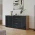 Flipp 3 Door Sideboard with Adjustable Height - Artisan Oak