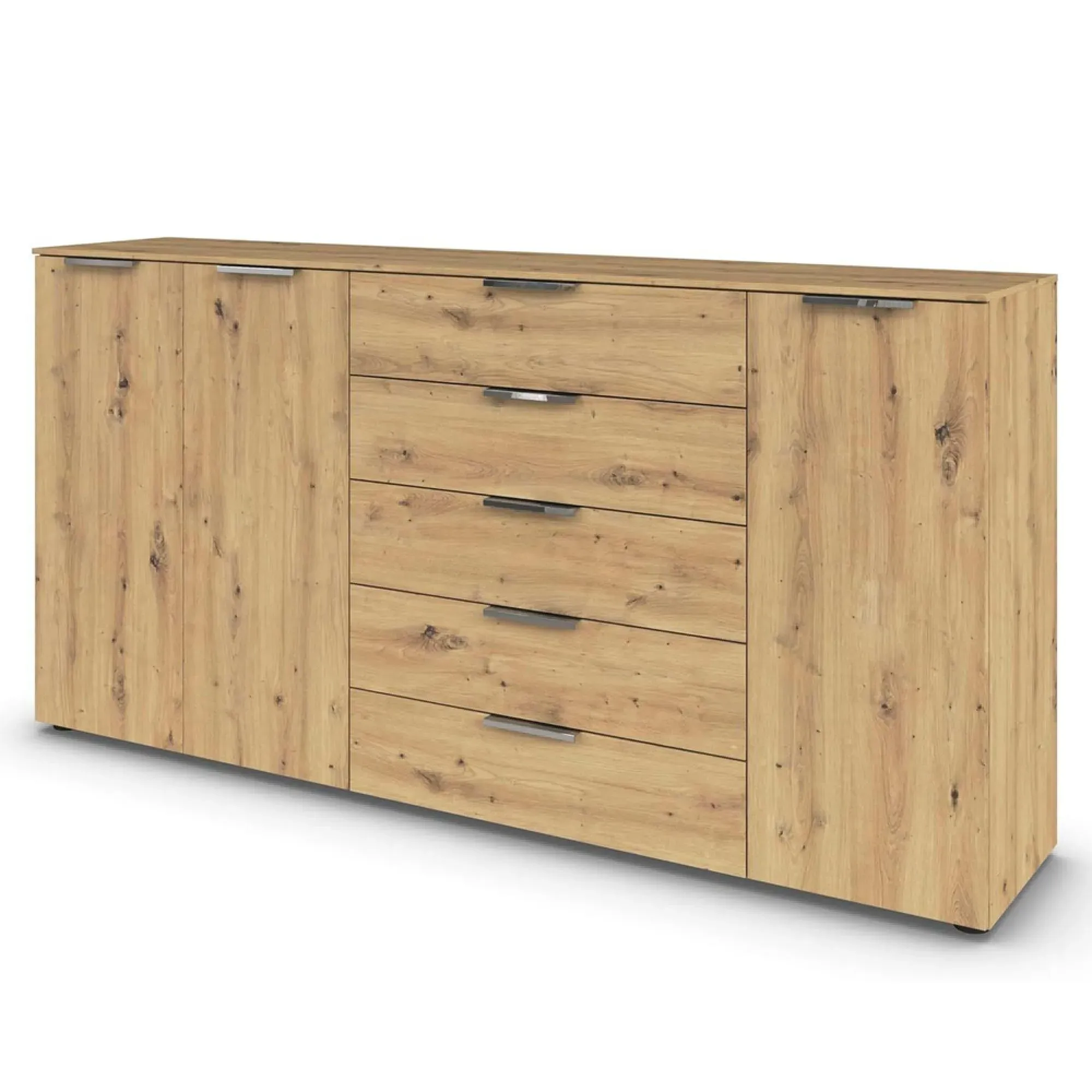 Flipp 3 Door Sideboard with Adjustable Height - Artisan Oak