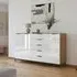 Flipp 3 Door Sideboard with Metal Base - Artisan Oak