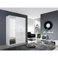 Homburg 3-Door Combi Wardrobe - White