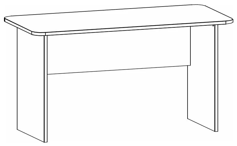 Home Office Desk - Alpine White