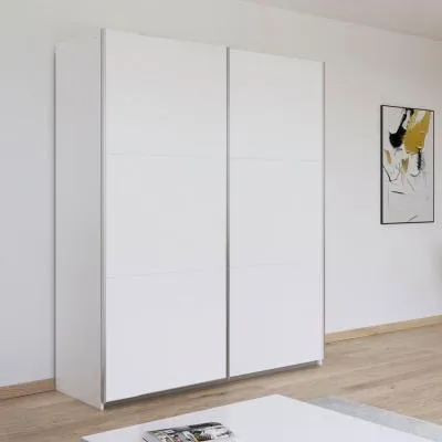 Kronach 175cm 2 Door Sliding Wardrobe - Alpine White image