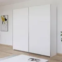 Kronach 2 Door Sliding Wardrobe - Alpine White