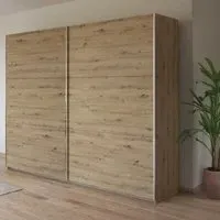 Kronach 2 Door Sliding Wardrobe - Artisan Oak