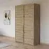 Kronach 2 Door Sliding Wardrobe - Artisan Oak