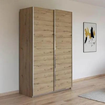 Kronach 2 Door Sliding Wardrobe - Artisan Oak