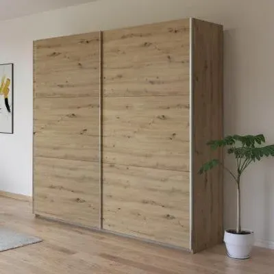 Kronach 2 Door Sliding Wardrobe - Artisan Oak
