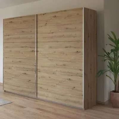 Kronach 2 Door Sliding Wardrobe - Artisan Oak