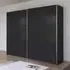 Kronach 2 Door Sliding Wardrobe - Metallic Dark Grey