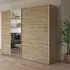 Kronach 2 Door Sliding Wardrobe with Mirror - Artisan Oak