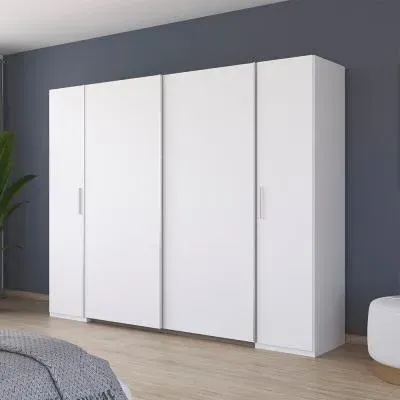 Kronach 4 Door Wardrobe - Alpine White image
