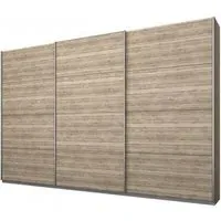 Kulmbach 3-Door Sliding Wardrobe - Sanremo Oak Light