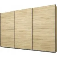 Kulmbach 3-Door Sliding Wardrobe - Sonoma Oak