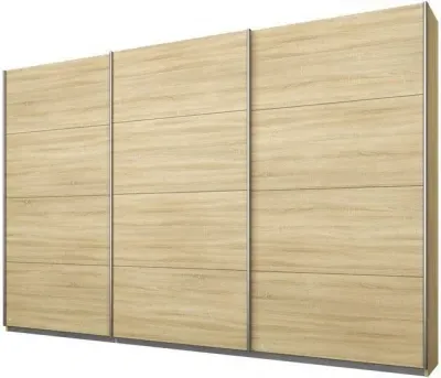 Kulmbach 3-Door Sliding Wardrobe - Sonoma Oak