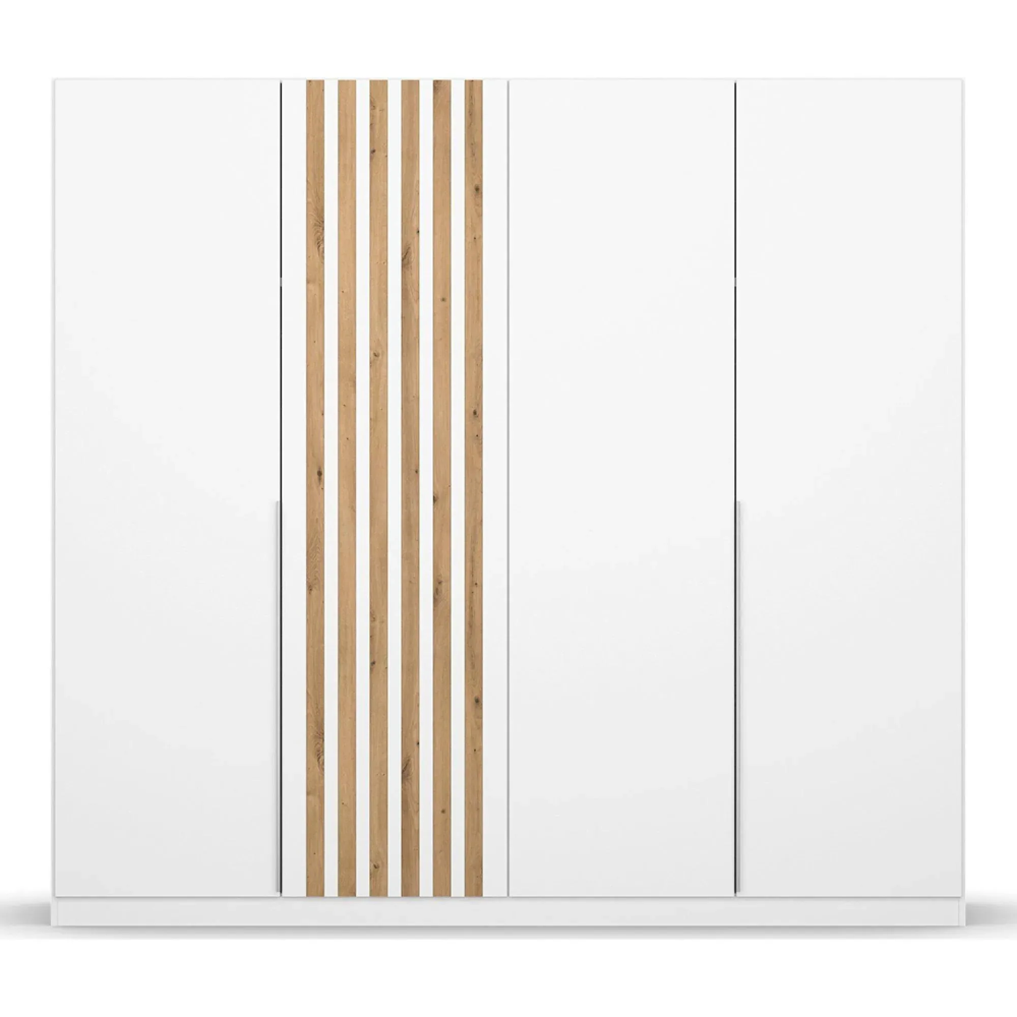 Lamella 226cm 4 Door Wardrobe - Alpine White