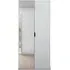 Lias 2 Door Wardrobe with Mirror - Silk Grey