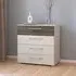 Luana 4 Drawer Chest - Champagne, Atlantic Dark Oak