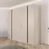 Luana 5 Door Wardrobe - Champagne, Atlantic Dark Oak