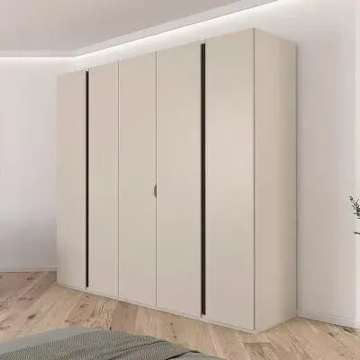 Luana 5 Door Wardrobe - Champagne, Atlantic Dark Oak image