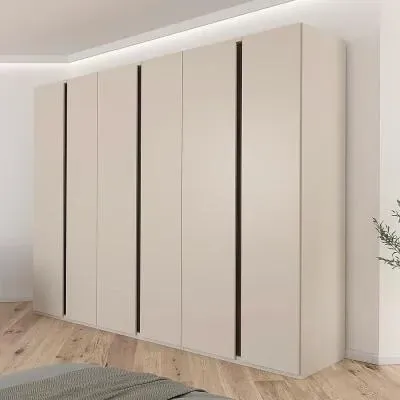 Luana 6 Door Wardrobe - Champagne, Atlantic Dark Oak image