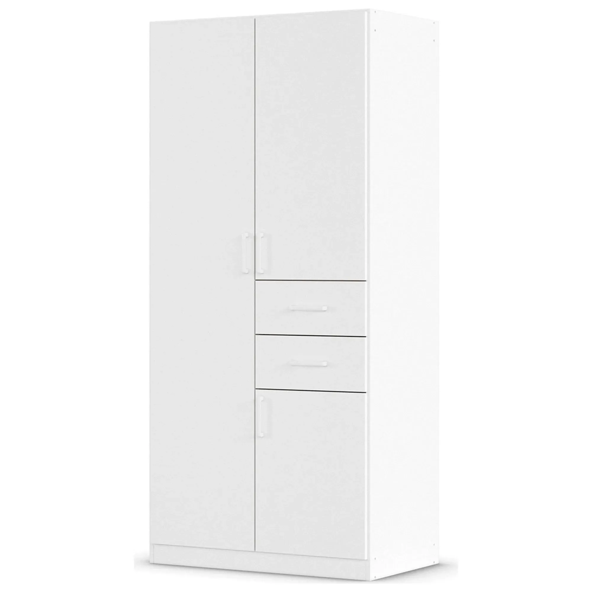 Maika 3 Door Wardrobe - Alpine White