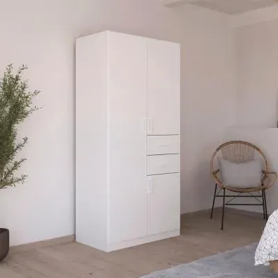 Maika 3 Door Wardrobe - Alpine White image