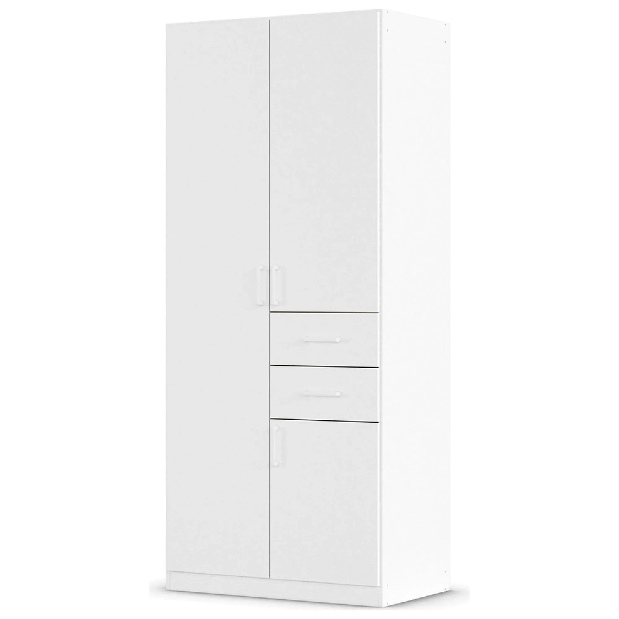 Maika 3 Door Wardrobe - Alpine White