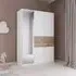 Maika 5 Door Combi Wardrobe - Alpine White