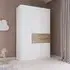 Maika 5 Door Wardrobe - Alpine White