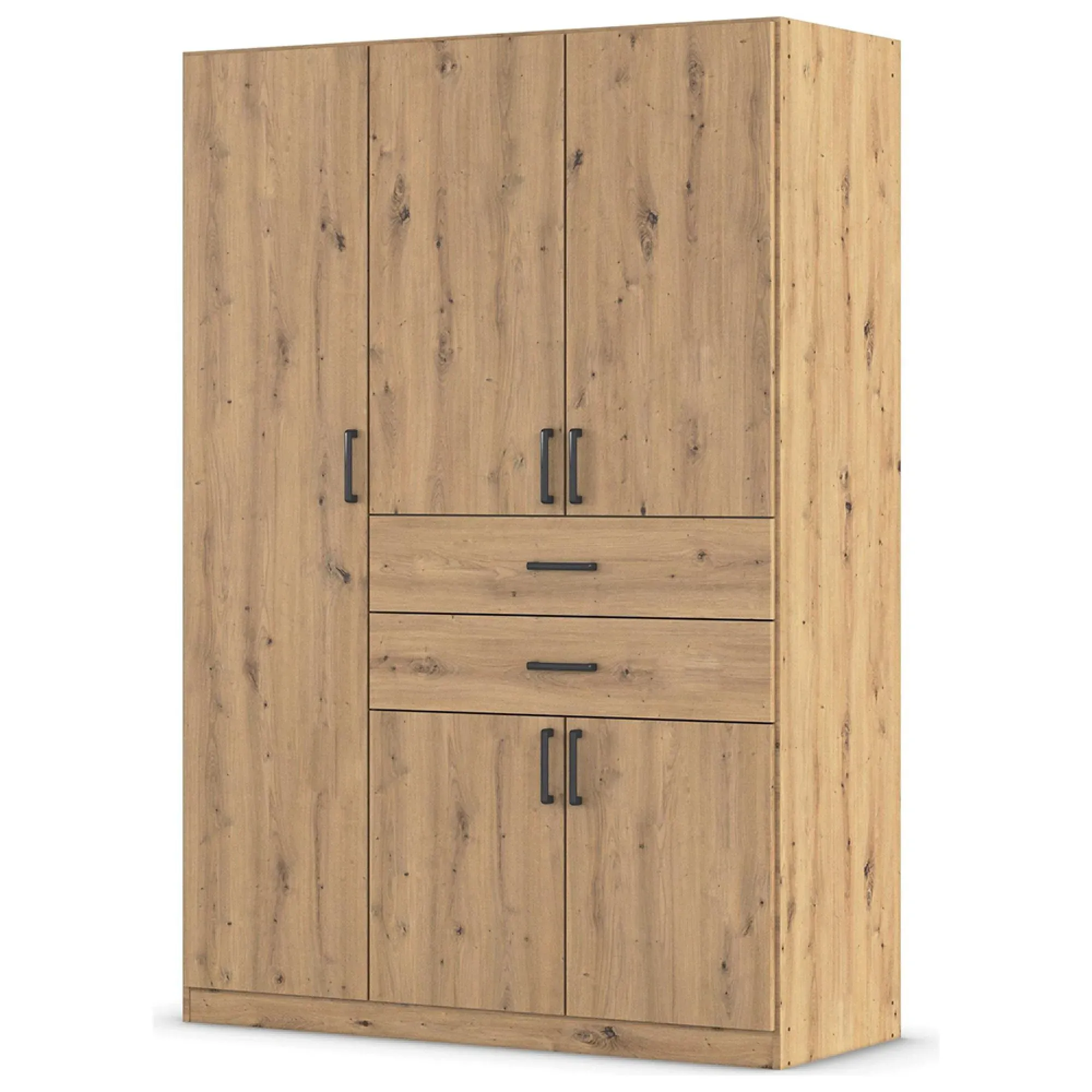 Maika 5 Door Wardrobe - Artisan Oak