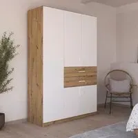 Maika 5 Door Wardrobe - Artisan Oak