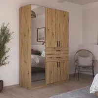 Maika 5 Door Wardrobe - Artisan Oak