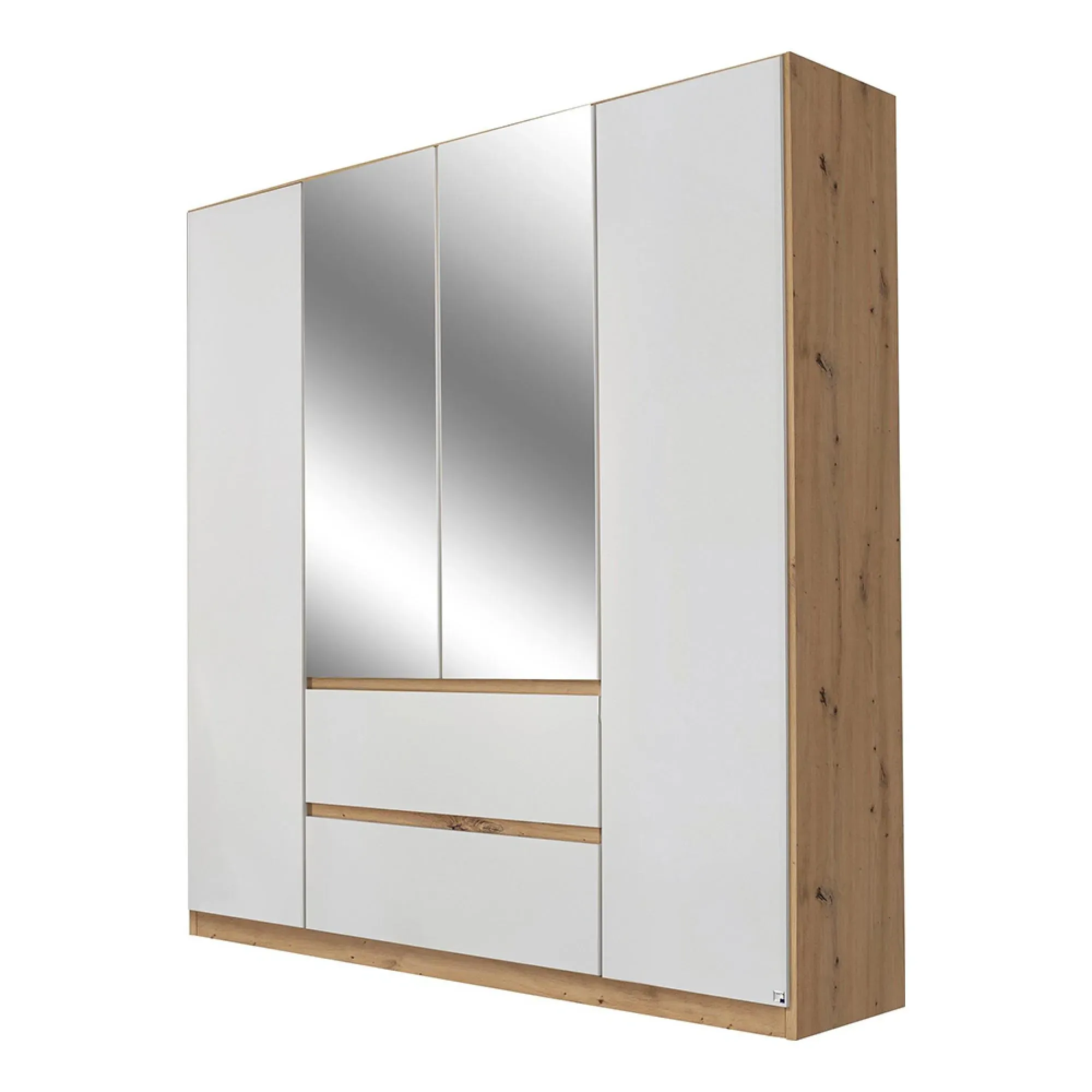 Mainz Plus 4 Door Combi Wardrobe - Sonoma Oak