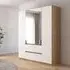 Mainz Plus 4 Door Combi Wardrobe - Sonoma Oak