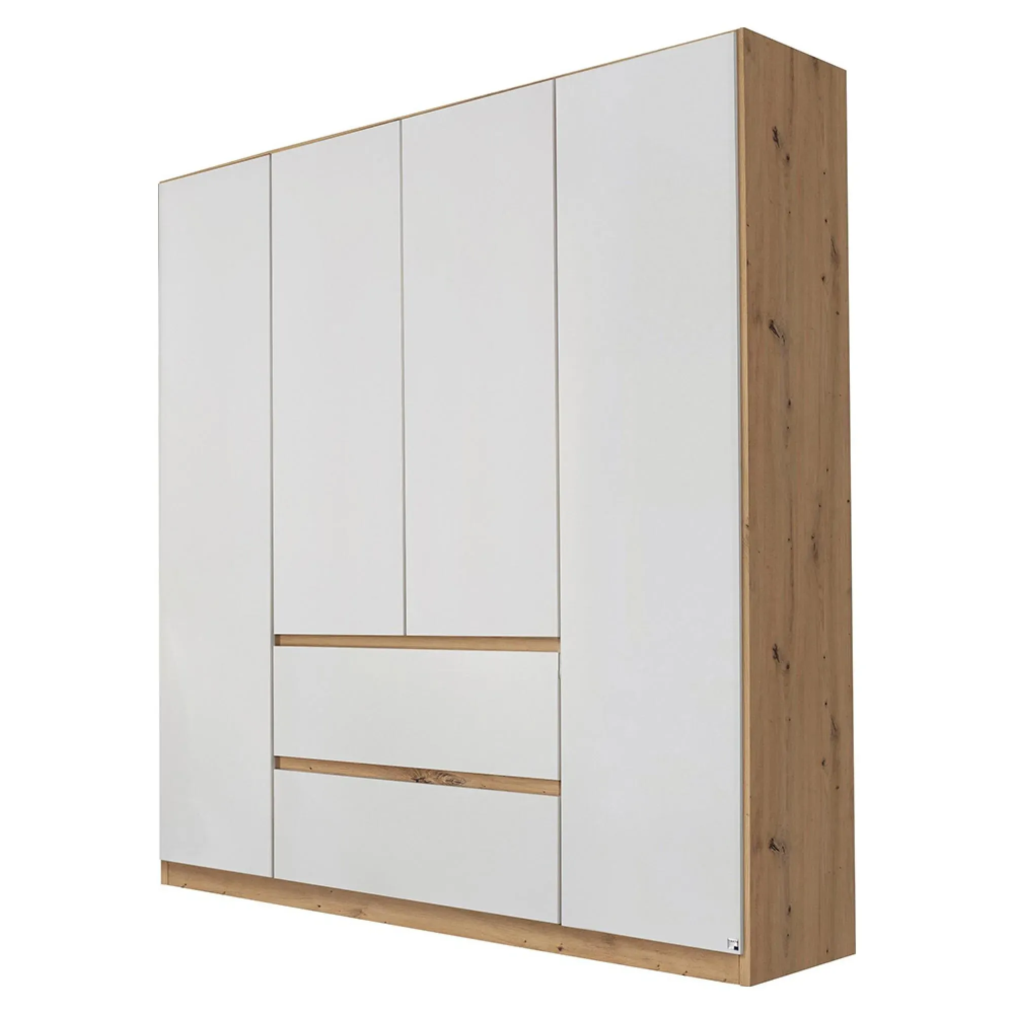 Mainz Plus 4 Door Wardrobe with Drawer - Sonoma Oak