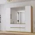 Mainz Plus 5 Door Combi Wardrobe - Sonoma Oak