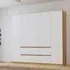 Mainz Plus 5 Door Wardrobe with Drawer - Sonoma Oak
