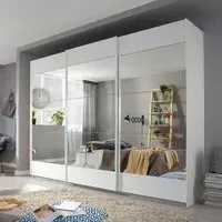 Malibu 3 Door Sliding Wardrobe - Alpine White