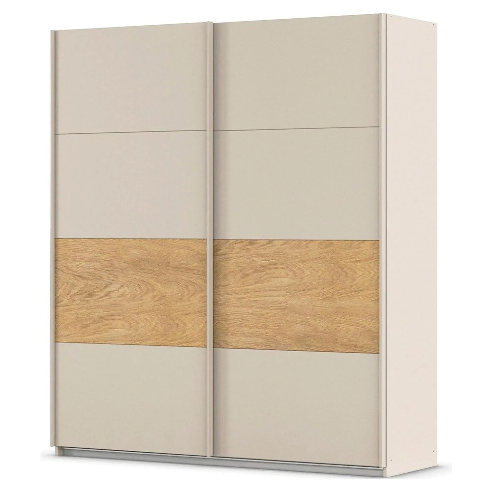 Malva 181cm 2 Door Sliding Wardrobe - Champagne