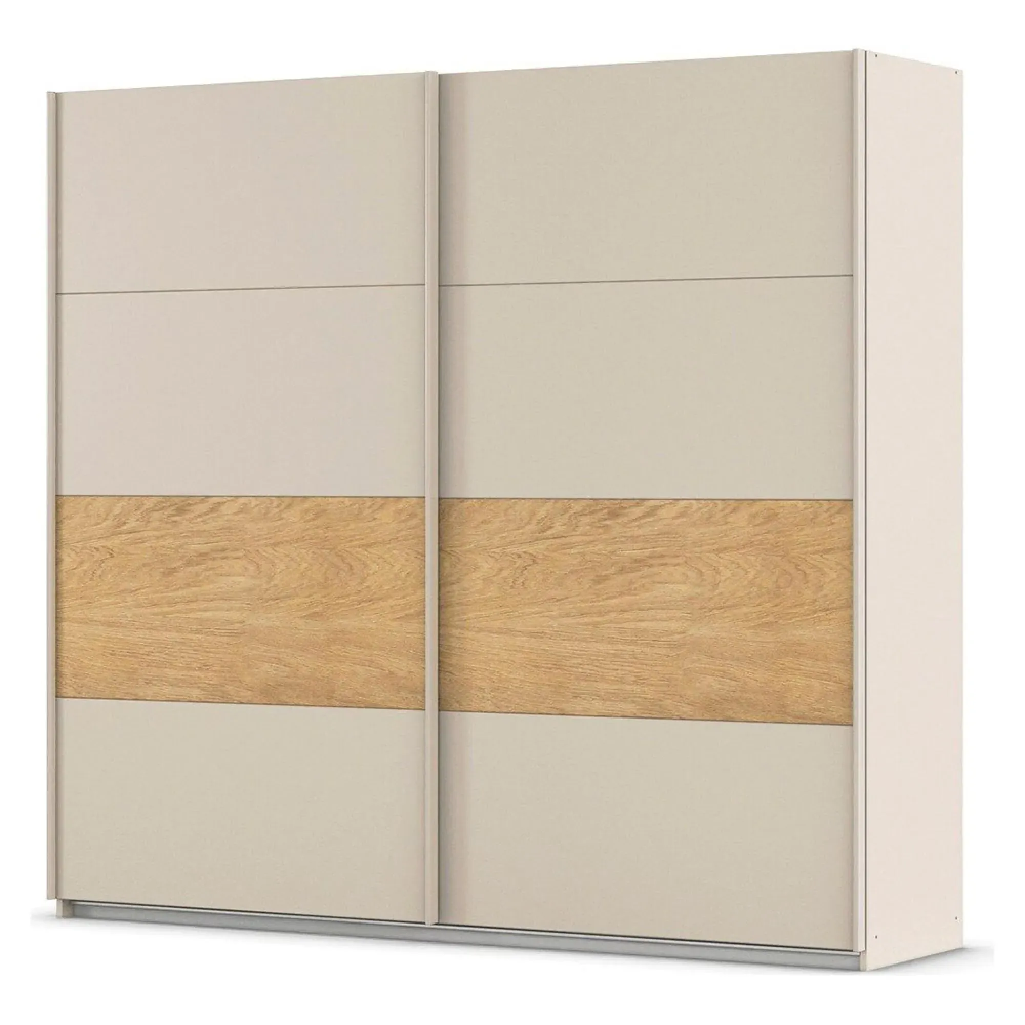 Malva 226cm 2 Door Sliding Wardrobe - Champagne