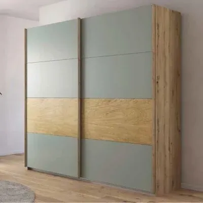 Malva 271cm 2 Door Sliding Wardrobe - Artisan Oak