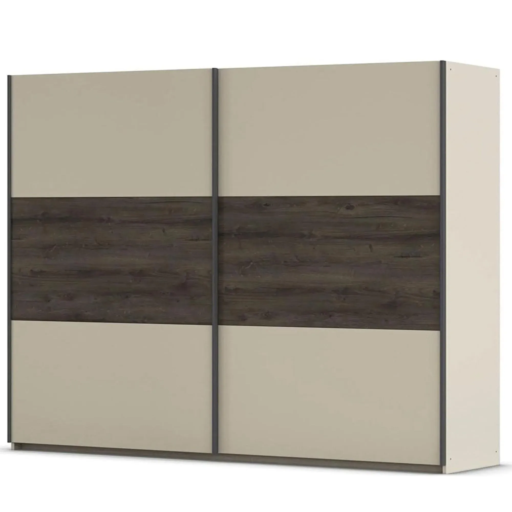 Marbella 2 Door Sliding Wardrobe - Champagne, Oak